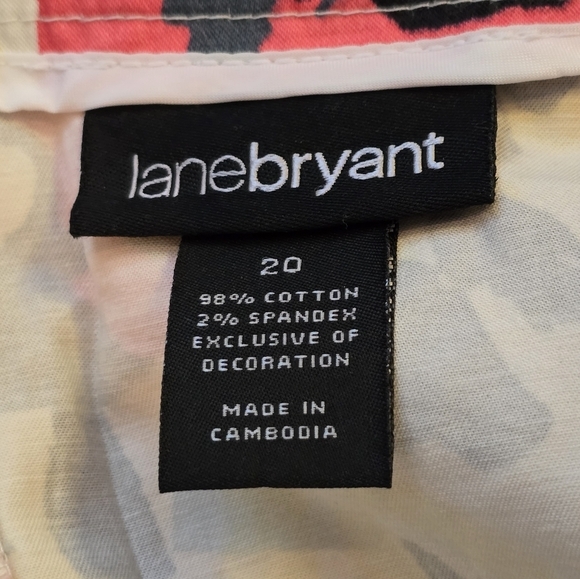 Lane Bryant Fun Flirty A Line Knee Length Skirt Plus Size 20 - Picture 9 of 10